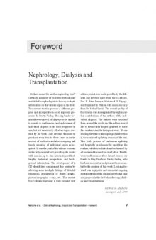 Clinical Nephrology, Dialysis and Transplantation [2 vols]