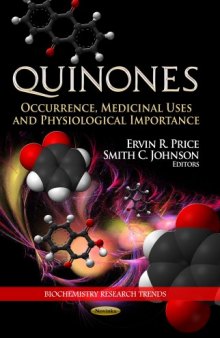 Quinones: Occurrence, Medicinal Uses and Physiological Importance