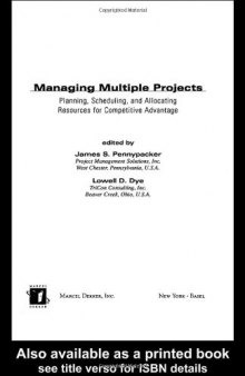 Managing Multiple Projects (Center for Business Practices, 5)