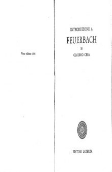 Introduzione a Feuerbach