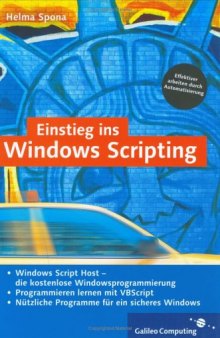 Einstieg ins Windows Scripting.