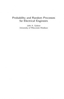 Probability and Random Processes for Electrical and Computer Engineers