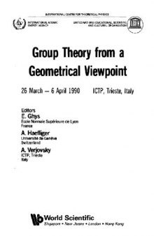 Group theory from a geometrical viewpoint