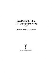 course guidebook - Great Scientific Ideas That Changed the World