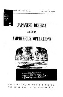 Japanese defense against amphibious operations
