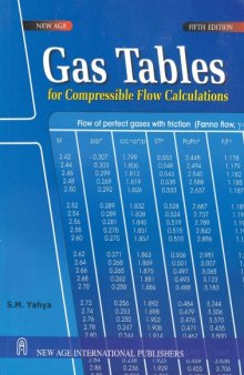 Gas tables for compressible flow calculations
