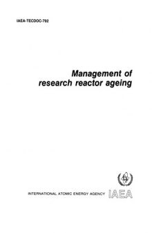 Management of research reactor ageing