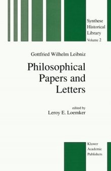 Philosophical Papers and Letters