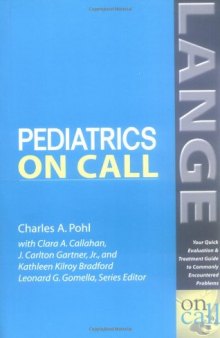 Pediatrics On Call (LANGE On Call)