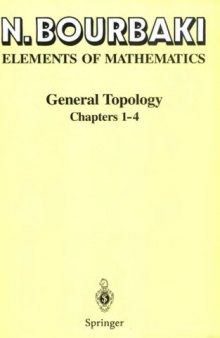 Elements of Mathematics: General Topology, Pt.1