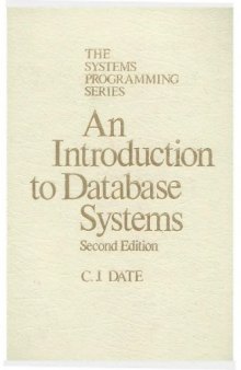Introduction to Data Base Systems 