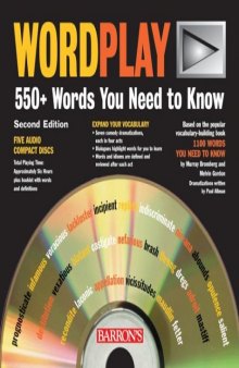 WordPlay: 550+ Words You Need to Know   Audio Book