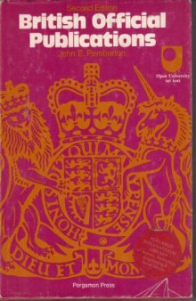British Official Publications. Library and Technical Information
