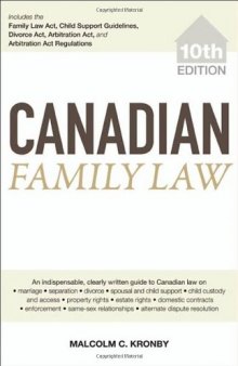 Canadian Family Law, 10th Edition