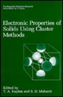 Electronic properties of solids using cluster methods  