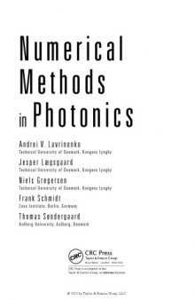 Numerical methods in photonics