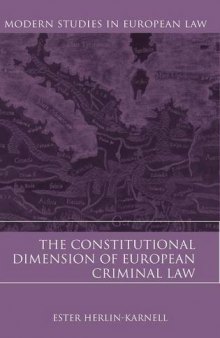 The Constitutional Dimension of European Criminal Law