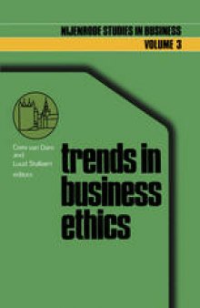 Trends in business ethics: Implications for decision-making
