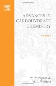Advances in Carbohydrate Chemistry, Vol. 3