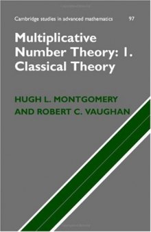 Multiplicative number theory I: Classical theory