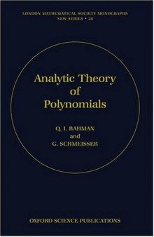 Analytic Theory of Polynomials: Critical Points, Zeros and Extremal Properties