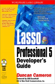 Lasso Professional 5 Developer's Guide