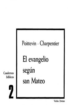 El Evangelio Según San Mateo