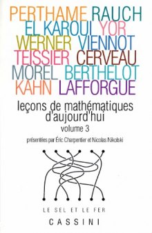 Leçons de mathématiques d’aujourd’hui