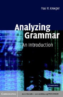 Analyzing Grammar - An Introduction