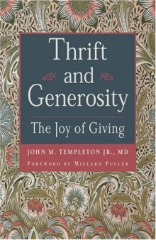Thrift And Generosity (HB): The Joy of Giving