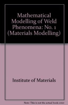 B0533 Mathematical modelling of weld phenomena