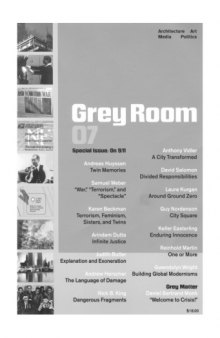 Grey Room 7, Spring 2002, Special issue on 9 11