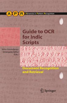 Guide to OCR for Indic Scripts: Document Recognition and Retrieval