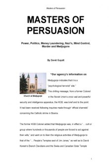 Masters Of Persuasion (Kgb,Cia,Cults,Mind-Control,Drugs,Nazi,State- Terrorism)
