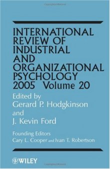 International Review of Industrial and Organizational Psychology