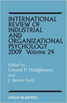International Review of Industrial and Organizational Psychology, 2009 (Volume 24)