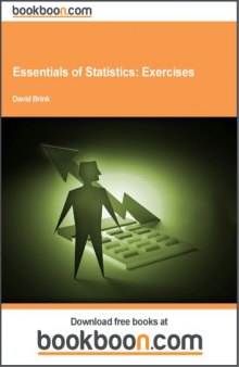 Essentials of Statistics: Exercises