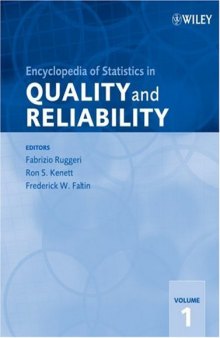 Encyclopedia of Statistics in Quality and Reliability