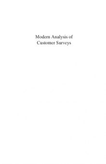 Modern analysis of customer surveys : with applications using R