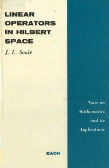 Linear operators in Hilbert space