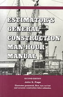 Estimator's general construction man-hour manual