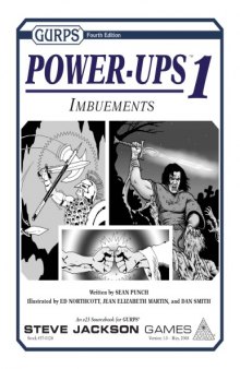 GURPS Power-Ups 1: Imbuements (4ed)