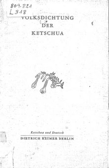 Volksdichtung der Ketschua