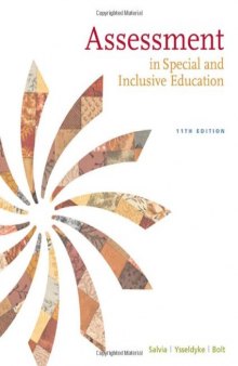 Assessment: In Special and Inclusive Education , Eleventh Edition  