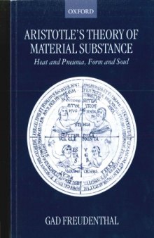 Aristotle’s Theory of Material Substance. Heat and Pneuma, Form and Soul