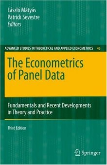 The Econometrics of Panel Data: Fundamentals and Recent Developments in Theory and Practice  