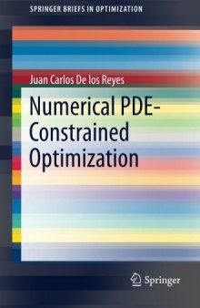 Numerical PDE-constrained optimization
