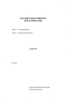 Analysis II (Wintersemester 2003/04)