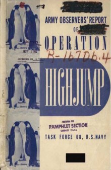Army observers' report of Operation Highjump