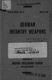 German Infantry Weapons  [MIS 461]